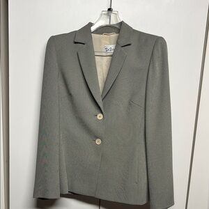 Women's Classic Black Gray Blazer